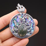 Abalone Shell Pendant Charms for Jewelry Making DIY Necklace Earrings 45x60mm