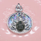 Abalone Shell Pendant Charms for Jewelry Making DIY Necklace Earrings 45x60mm