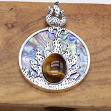 Abalone Shell Pendant Charms for Jewelry Making DIY Necklace Earrings 45x60mm