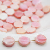 Shell Scallop Beads for Jewelry Making - Crafted with Side Holes