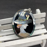 Abalone Shell Stitching Pendant for DIY Jewelry Making