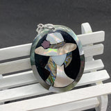 Abalone Shell Stitching Pendant for DIY Jewelry Making