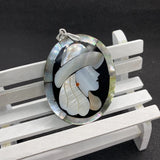 Abalone Shell Stitching Pendant for DIY Jewelry Making