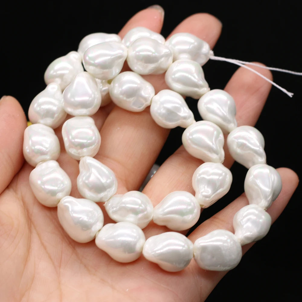Shell Pearl Pentagram Beads Baroque for Jewelry Making Necklace Bracelet