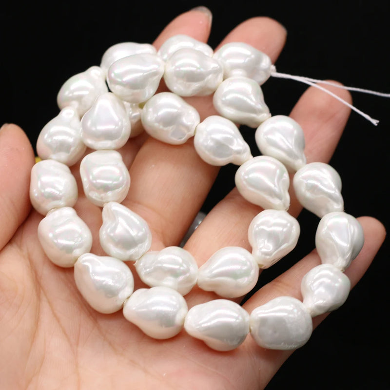Shell Pearl Pentagram Beads Baroque for Jewelry Making Necklace Bracelet