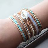 Natural Shell Wrap Bracelet Bohemia Bracelet