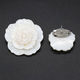 Flower Mother of Pearl Shell Brooch