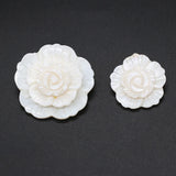 Flower Shape Shell Brooch for Jewelry Making