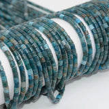 Natural Apatite Round Tube Beads 4mmx4mm