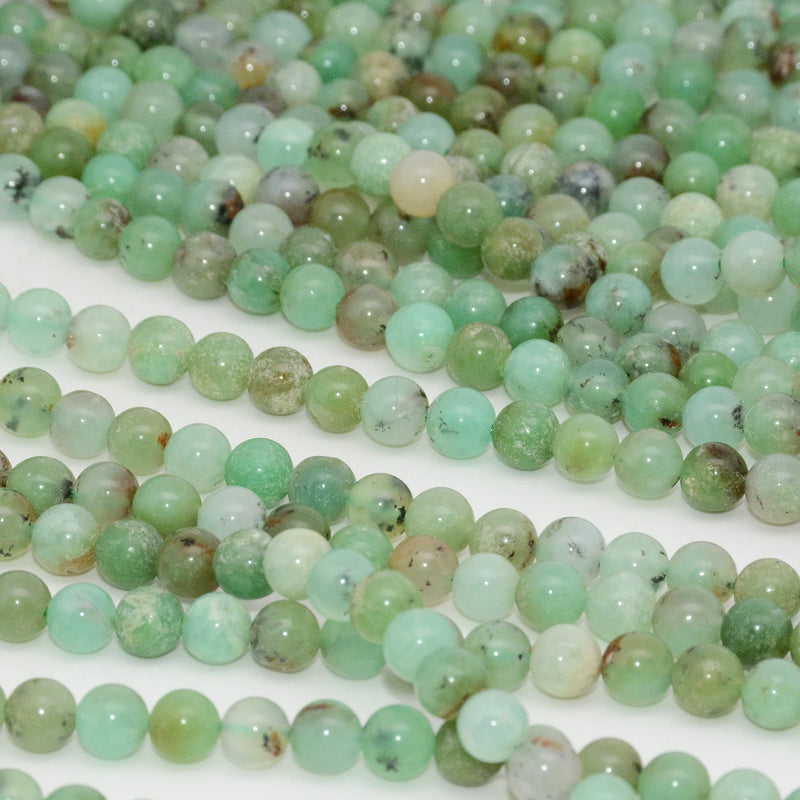Natural Chrysoprase Round Beads 5mm-5.2mm