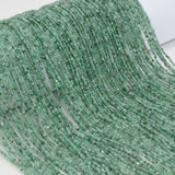 Natural Emerald Faceted Round Beads 1.9mm