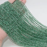 Natural Emerald Faceted Round Beads 1.9mm