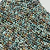 Natural Hubei Turquoise Loose Round Beads 4mm-4.2mm