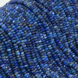 Lapis Lazuli Faceted Rondelle Beads 4.5mm