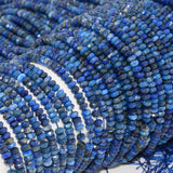 Lapis Lazuli Faceted Rondelle Beads 4.5mm