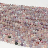 Natural Pink Tourmaline Round Beads 6mm