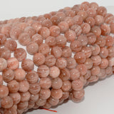 Natural Sunstone Round Beads 10mm