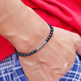 Natural Red Turquoise Beads Bracelet Lucky Armband Men Women