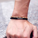 Natural Red Turquoise Beads Bracelet Lucky Armband Men Women