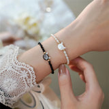 Natural Small Pearl Spinel Adjustable Bracelet 14K Filled Jewelry