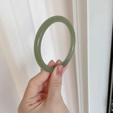 Natural Smoke Grey Jade Bracelet for Men and Women