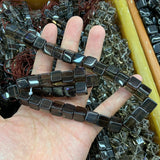 Natural Smoky Quartz Cube Beads 15'' DIY Loose Beads for Jewelry Making