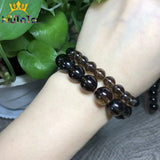 Smoky Quartz Stone Beads Round Spacer Loose Beads 15 Inches 4/6/8/10/12mm