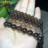 Smoky Quartz Stone Beads Round Spacer Loose Beads 15 Inches 4/6/8/10/12mm