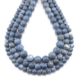Natural Smooth Coral 6-14MM Round Stone Beads Strand for Jewelry Making