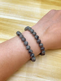 Smooth Yooperlite Fire Stone Beads 6-10MM Round Strand for Jewelry Making