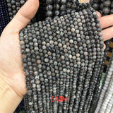 Smooth Yooperlite Fire Stone Beads 6-10MM Round Strand for Jewelry Making