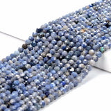 Sodalite Gemstone 2/3/4mm Faceted Beads Jewelry Making DIY Bracelet 15''