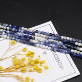 Sodalite Stone Faceted Beads Charms for Jewelry Making 4mm