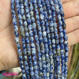 Sodalite Stone Spacer Beads 4x6mm Oval Shape