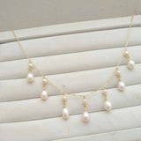 14k South Sea Pearl Necklace, Elegant and Timeless Jewelry for Women