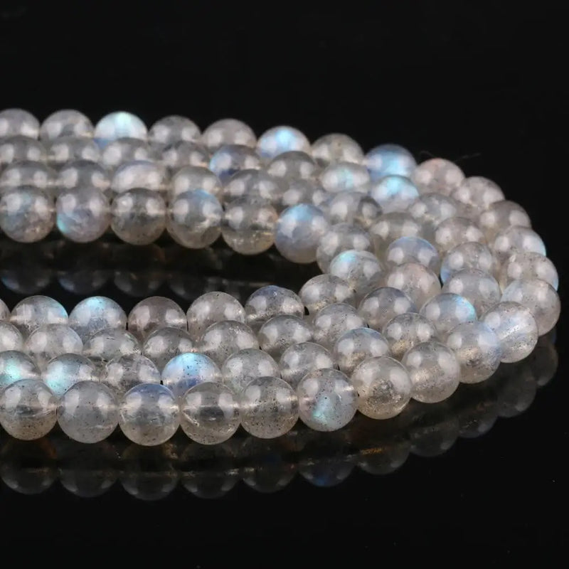 Labrador Moon Stone Beads 4 6 8 10 mm for Jewelry Making