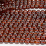 Spessartine Garnet Loose Round Beads 8mm