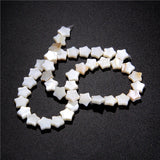 Mother of Pearl Shell Stone Beads 15'' Strand