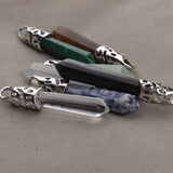 Natural Stone 10*60mm Charms Pendants for DIY Long Link Necklaces