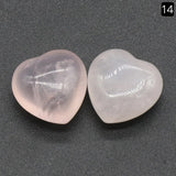 15mm Heart Rose Quartz Chakra Crystal Home Decoration