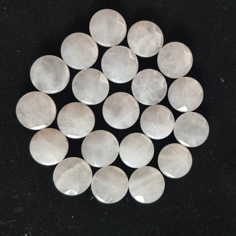 Rose Quartz Natural Stone 15mm Round Gemstone Reiki Home Decoration