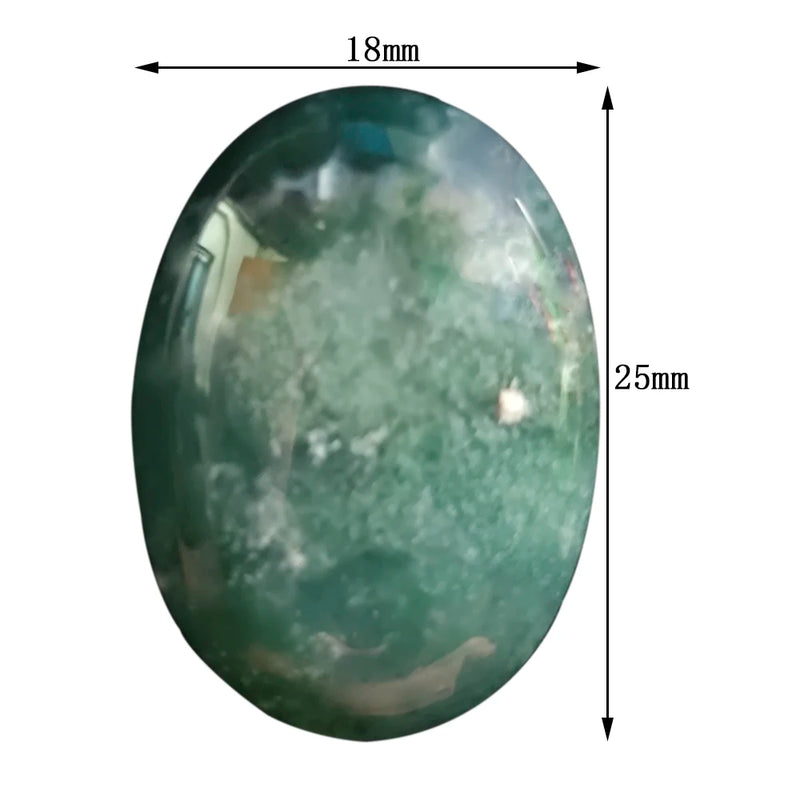 18*25mm Oval Minerale Gemstone Reiki Home Decoration Natural Stone Jewelry