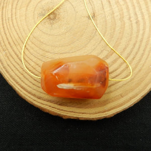 Red Agate Necklace Pendant 31x21x14mm 14.7g Jewelry Accessories