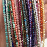 Natural Stone Beads Necklaces Quartz Tourmaline Labradorite Lapis