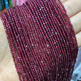 2.5-3mm Garnet Agate Apatite Amethyst Quartz Shell Spacer Beads