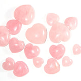 Rose Quartz Crystal Gemstone Heart 20*10mm Reiki Home Decor