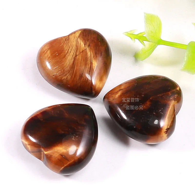 Natural Stone 20*9mm Heart Statue Amethysts Quartz Healing Crystal