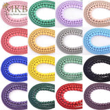 24 Colors Hematite Rubber Beads Matte Faceted Beads 2/3/4/6/8/10mm