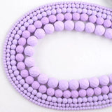24 Colors Hematite Rubber Beads Matte Faceted Beads 2/3/4/6/8/10mm