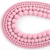 24 Colors Hematite Rubber Beads Matte Faceted Beads 2/3/4/6/8/10mm
